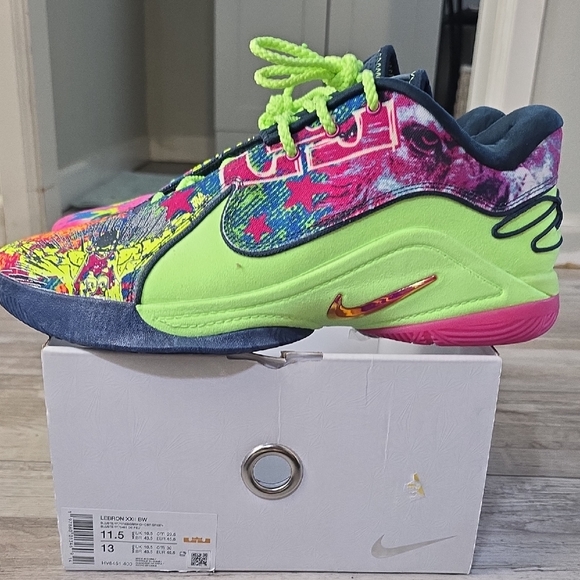 Nike Other - Nike LEBRON XXII:  Neon Green and Pink Sneakers